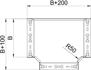 купить Секция Т-образная 85х100 RTM 810 FT OBO 6041680