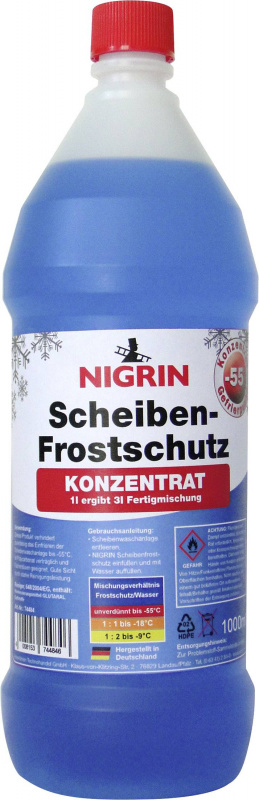 купить Nigrin Scheibenfrostschutz Konzentrat 74484 1 l