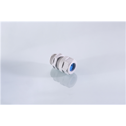 купить bg 816PA Pflitsch M16x1,5 cable gland blueglobe, COD 11-7/7-4mm, long connection thread, PA, grey