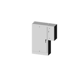 купить SCE-72XD4018SS Saginaw 1DR XD Enclosure / #4 brushed finish on all exterior surfaces. Sub-panels are powder coated white.