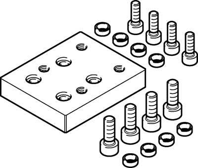 купить FESTO Adapter 1088295 HMSV-71    1 St.