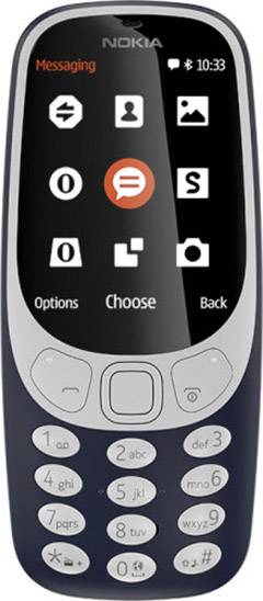 купить Nokia 3310 Dual-SIM-Handy Blau - Das Kult-Handy is