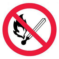 купить Знак "Запрещается пользоваться открытым огнем и курить"d180 ИЭК YPC40-ZPKUR-1-010