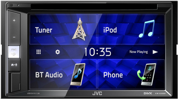 купить JVC KW-V250BT Doppel-DIN Moniceiver Anschluss fuer