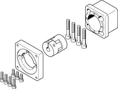 купить FESTO Axialbausatz 2733781 EAMM-A-D50-87A    1 St.