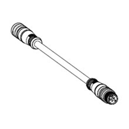 купить 1200060049 Molex M12 Double-Ended Cordset, Female / Micro-Change (M12) Double-Ended Cordset, 4 Poles, Female (Straight) to Male (Straight), 0.34mm2 PVC Cable, 5.0m (16.40') Length
