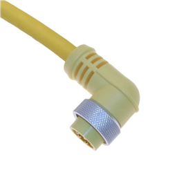 купить MIN-3MP-12-R Mencom PVC Cable - 16 AWG - 600 V - 13A / 3 Poles Male Straight Plug 12 ft