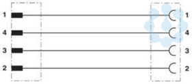 купить Кабель для датчика/исполнительного элемента SAC-4P-MS/10.0-186/FS SCO Phoenix Contact 1555732