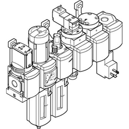 купить MSB6N-1/2:C3J2M1D1A1F3-WP Festo Блок подготовки воздуха, комбинация / MSB6N-1/2:C3:J2:M1:D1:A1:F3-WP / 00991765