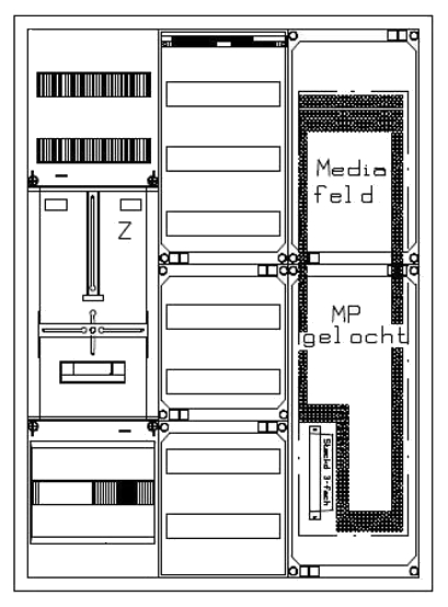 купить IDAA321101 Schrack Technik Zählervert. 1 ZP 1100x800x210mm, 1xVF mit 7HS 12TE, 1xMF 7R