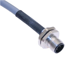 купить MDCDD-5MR-PG9-1M Mencom PVC Cable - 22/24 AWG - 300 V - 4A / 5 Poles Male Straight Front Mount Receptacle 1 m