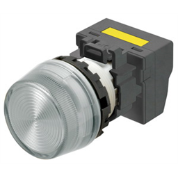 купить M22N-BP-TWA-YD-P Omron Indicator (Cylindrical 22-dia.), Cylindrical type (22/25 mm dia.), Plastic projected, Lighted, LED, White, 100 VAC, Push-In Plus Terminal Block, IP66