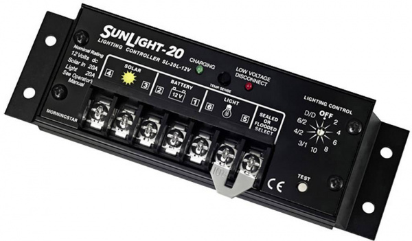 купить Morningstar SunLight SL-10L 12V Laderegler PWM 12