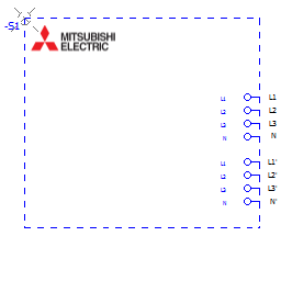 купить 204603 Mitsubishi Ui=690V AC, In=160-250A, 4P