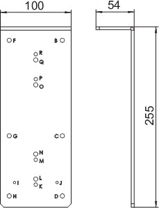 купить Шаблон монтажный для канала OKBOKB BS BL OBO 7403883