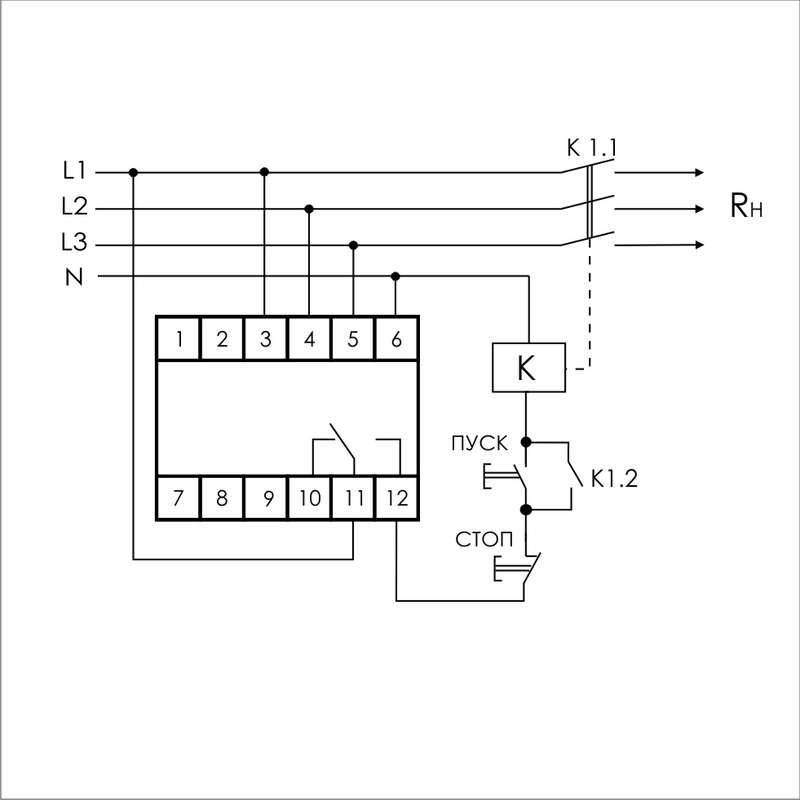 купить Реле напряжения CP-730 (DIN-рейка 3х400/230 + N 8А IP20) F&F EA04.009.004