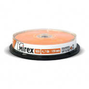 купить Носители информации Mirex DVD+R 4,7 Гб 16x cake box 10 (UL130013A1L)