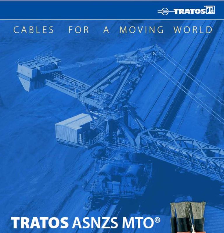 Кабели для горнодобывающей промышленности и туннелей Tratos_Mining AS-NZS MTO_2013v06_англ