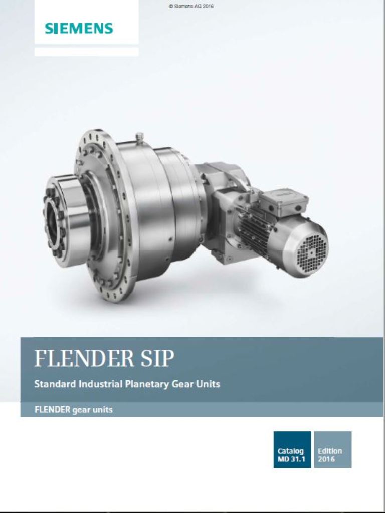 Планетарные редукторы и мотор-редукторы FLENDER SIP_англ