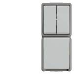Siemens   Schutzkontakt-Steckdose Delta Grau 5TA48