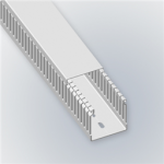 100.100.88 Unex Unex slotted trunking 100x100 in U43X / Sicherheit Gegenuber Feuer (Gluhdrahtversuch 960?C). / The cover is easy to mount and remove, while providing a very safe fixing.