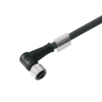 1906950500 Weidmueller Sensor-actuator Cable (assembled) / Sensor-actuator Cable (assembled), One end without connector, M12, No. of poles: 3, Cable length: 5 m, Socket, angled