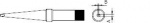 Weller Professional 4PTM8-1 Loetspitze Langform Spi