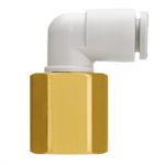 KQ2LF01-34A SMC KQ2LF, One-touch Fitting White Color - Female Elbow