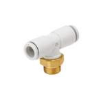 KQ2T16-G04A SMC KQ2T, One-touch Fitting White Color - Male Branch Tee