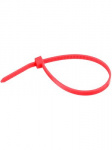 Стяжка кабельная, стандартная, полиамид 6.6, красная, TY200-18-2 (1000шт)