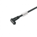 1948540300 Weidmueller Sensor-actuator Cable (assembled) / Sensor-actuator Cable (assembled), One end without connector, M8, No. of poles: 4, Cable length: 3 m, Socket, angled