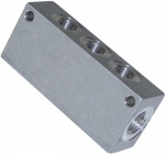 ICH Verteilerblock, einseitig 60414   10 bar (max)