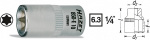Hazet  850-E7 Aussen-TORX Steckschluesseleinsatz   T