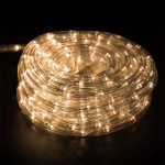 Шнур светодиодный Дюралайт фиксинг круглый 24LED/м тепл. бел. (уп.100м) Neon-Night 121-326-4