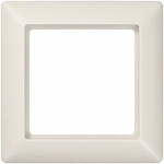 Jung 1fach Rahmen   Creme-Weiss ABAS581