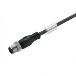 1279410300 Weidmueller Sensor-actuator Cable (assembled) / Sensor-actuator Cable (assembled), One end without connector, M12, No. of poles: 8, Cable length: 3 m, pin, straight
