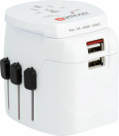 Skross 1302550 Reiseadapter  Pro Light World USB
