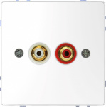 Merten   Lautsprecher-Steckdose System Design Weiss