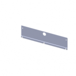 SCE-VRMS36-TOP Saginaw Mtg. Straps / Vented 3R / Powder coated white.