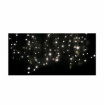 Гирлянда "Дюраплей" 12м 120LED тепл-бел. 8Вт 220В IP54 провод черн. Каучук NEON-NIGHT 315-136