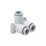 KQ2LU04-00A SMC KQ2LU*-00, One-touch Fitting White Color - Branch union elbow
