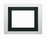 KX5888AB15 Schrack Technik Designrahmen für Touch-Panel, Glas weiß