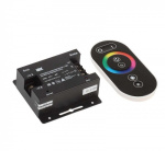 Контроллер с ПДУ радио RGB 3 канала PRO 5050 12В 6А 216Вт черн. ИЭК LSC1-RGB-216-RF-20-12-B