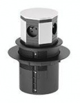 Bachmann 904.009 Steckdosenturm  Silber, Schwarz S