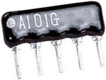 Widerstandsnetzwerk 100 в„¦ radial bedrahtet SIP-4+1