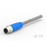 T4151120008-002 TE Connectivity M12  Cable Assembly Single Ended Male Straight / 1000 mm PUR Cable, 8 wire / UNShielded