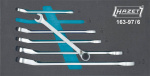 Knarren-Ring-Maulschluessel-Satz 6teilig 8 - 19 mm