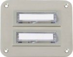 Heidemann 70143 Klingelplatte mit Namensschild 2fa
