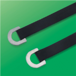 HT-7x150SRT Hont Stainless Steel Epoxy Coated Cable Tie-Ring Type