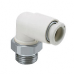 KQ2L08-01AP SMC KQ2L, One-touch Fitting White Color - Male Elbow